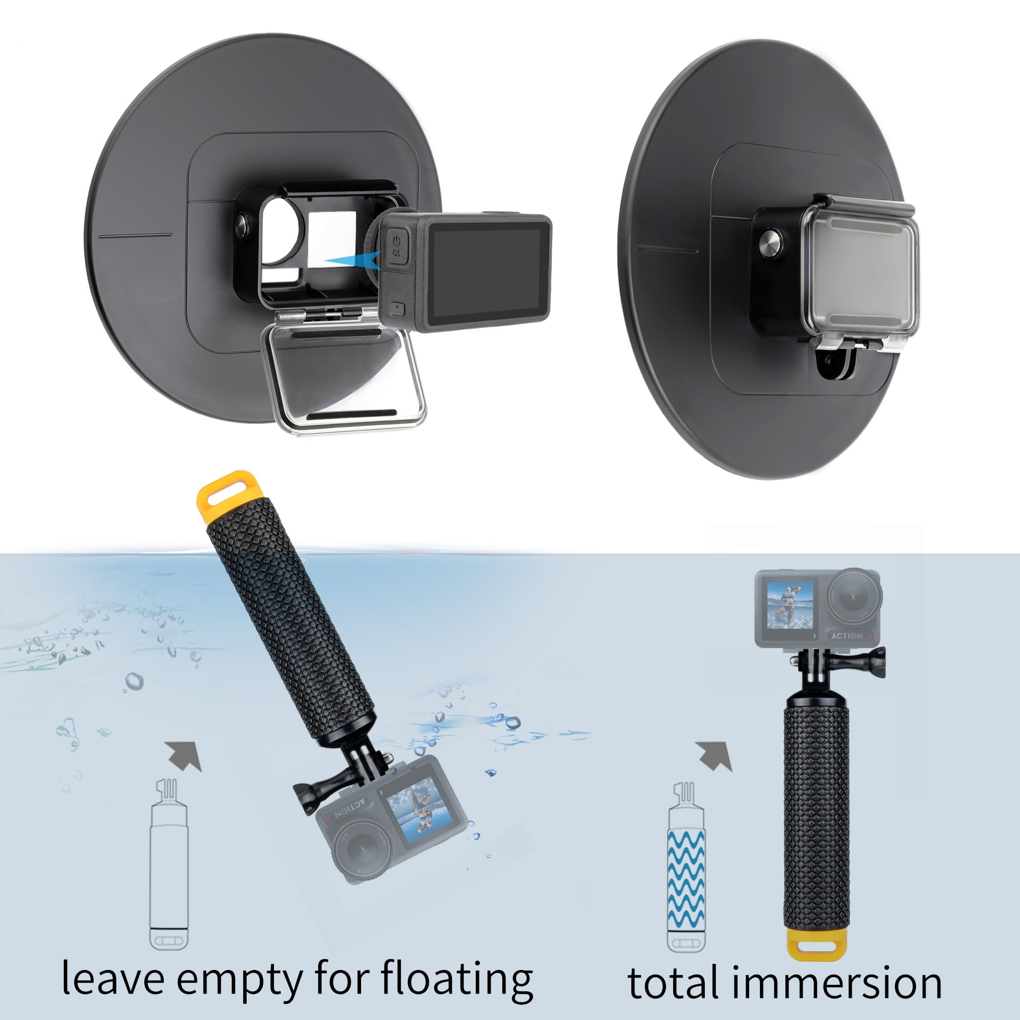 Amazon.co.jp: YALLSAME ドームポート DJI Osmo Action 3/4/5 Pro